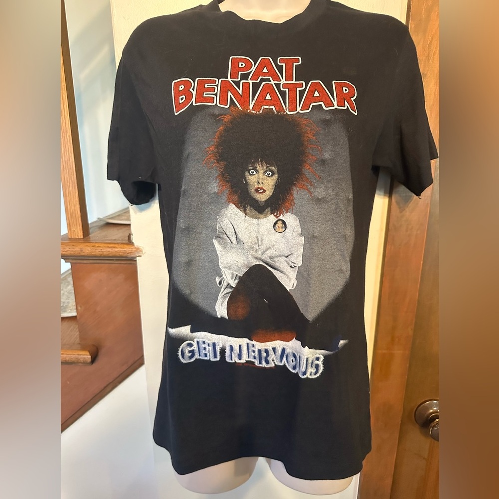 Vintage Pat Benatar “ Get Nervous” band tee. Size S. 17” pit to pit